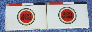 2 Vintage Match Boxes Lucky Strike Germany