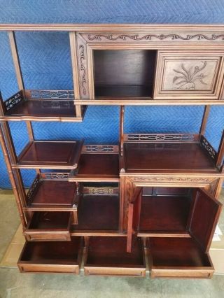 Solid Rosewood Display Shelf 2