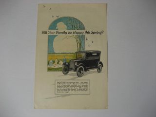 1924 Chevrolet Advertising Brochure