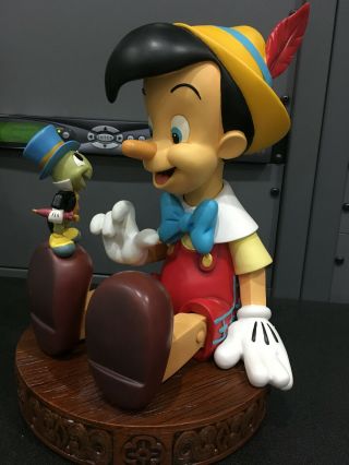 The Art Of Disney Pinocchio & Jiminy Cricket Big Figurine Statue Costa Alavezos