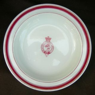 Steamship (ocean Liner) China - Cunard 9⅛” Bowl By Mintons