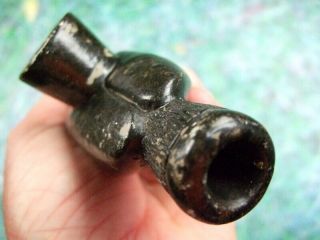 Fine 5 1/2 inch Historic Period Bird Effigy Pipe with Arrowheads Artifacts 4