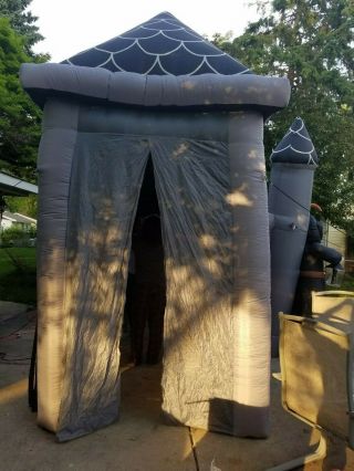 Rare Gemmy Haunted House Airblown Over 12 feet Tall Inflatable with Sound Box 7