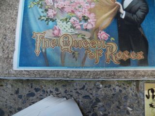 Kellar ' s Production The Queen of Roses Poster Magic 1895 2
