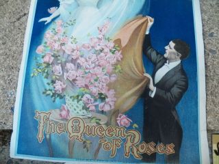 Kellar ' s Production The Queen of Roses Poster Magic 1895 7