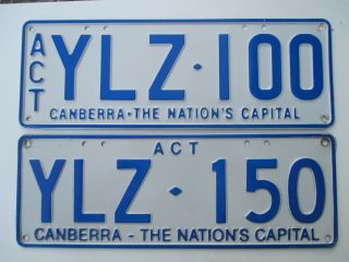 2 Dif Dies 1998 Australian Capital Territory Passenger Ylz License Plate