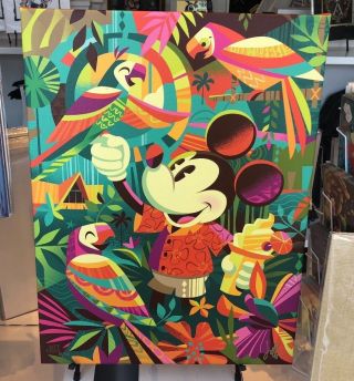 Disney Parks Aloha Mickey Mouse Le Giclee By Jeff Granito