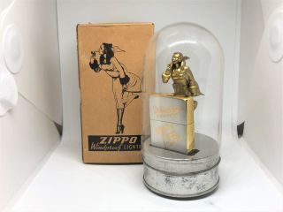 1 Of 1000 Zippo Limited Edition Gold Windy Angel Varga Girl Lighter & Music Box