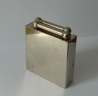 Antique Vintage Art Deco table cigarette holder case box lighter shape 2