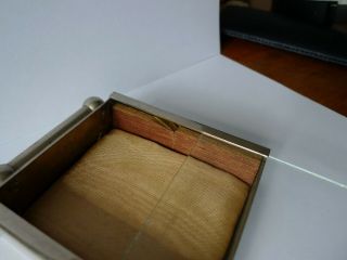 Antique Vintage Art Deco table cigarette holder case box lighter shape 4