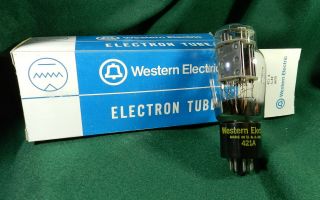 Western Electric 421a Tube - - Old - Stock