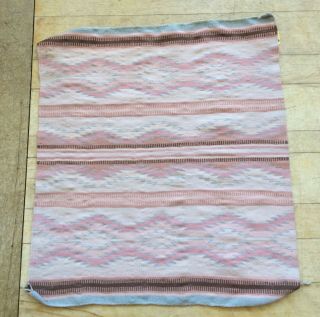 Mid - century Pink Navajo blanket 25 