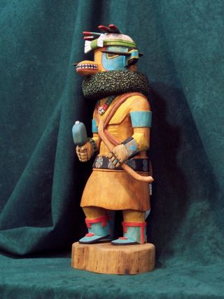 Hopi Kachina Doll - Monongya,  The Lizard Kachina - Gorgeous