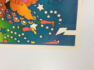 MIDNIGHT DREAM PAN AM 747 AIRPLANE Peter Max Poster Page 1969 Psychedelic Art 3