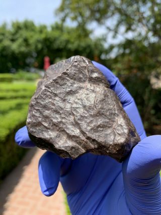Meteorite NWA,  Unclassified 332.  28 Grams,  Fusion Crust 2