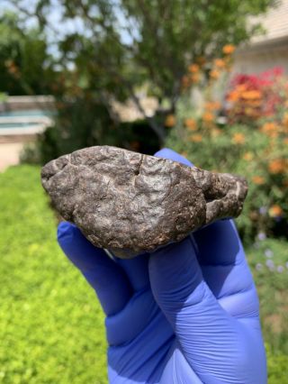 Meteorite NWA,  Unclassified 332.  28 Grams,  Fusion Crust 4