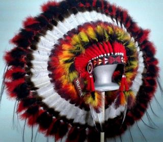 Native American Wind Spirit War Bonnet Feather Headdress