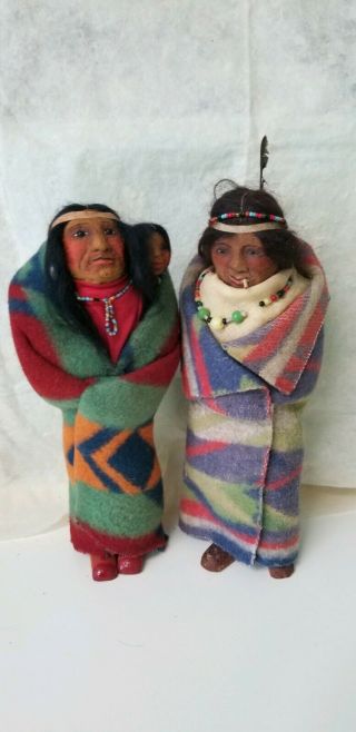 Two Mary Frances Woods Dolls