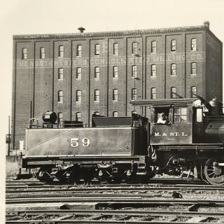 Minneapolis & St Louis Railway Railroad Train Engine Locomotive No.  59 Photo 2