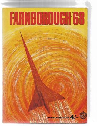1968 Farnborough 68 Official Air Show Programme & Supplement