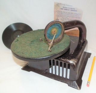 Rare Portable Jeannette 78 Rpm Phonograph Gramophone Record Player