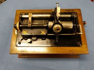 Edison Triumph Phonograph Early Model " A " W/ C Reproducer