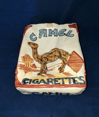 Vtg Large Camel Ceramic Ashtray Made in Italy Tabacciana 3