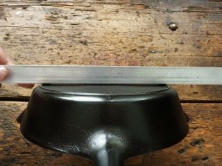 Antique GRISWOLD Cast Iron SKILLET Frying Pan 6 LARGE SLANT LOGO - Ironspoon 3