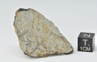 Meteorite Vinales,  Chondrite L6,  fell on Cuba,  Feb.  1,  2019.  6.  24 g slice 4