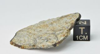 Meteorite Vinales,  Chondrite L6,  fell on Cuba,  Feb.  1,  2019.  6.  24 g slice 5