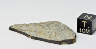 Meteorite Vinales,  Chondrite L6,  fell on Cuba,  Feb.  1,  2019.  6.  24 g slice 8