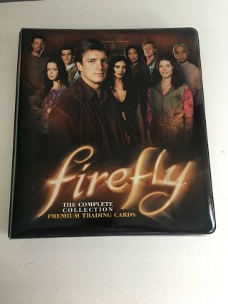 Firefly Inkworks Premium Trading Cards Binder And Cards