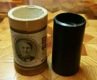 Rare Edison Cylinder Record " The Star Spangled Banner " 10394 Antique Americana