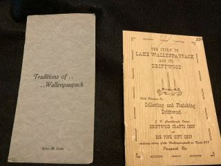 Vintage 1914 Lake Wallenpaupack Poem And 1957 Wallenpaupack Driftwood Booklet