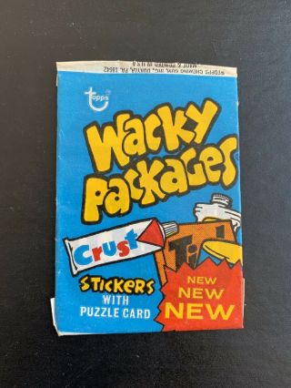 1974 Topps Wacky Packages 7th Series Gumless Pack