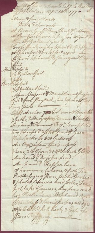 American Colonial Era Manuscript Document,  Chandler 
