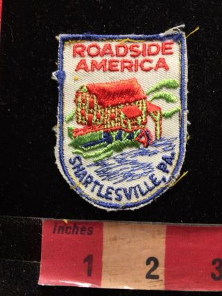 Vtg Roadside America Shartlesville Pa Pennsylvania Patch 84n1