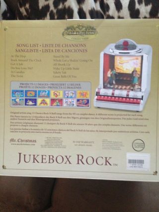 Mr.  Christmas Gold Label Jukebox Classic 50 ' s Rock,  12 Songs,  w/Animated Dancers 3