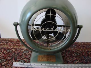 100,  Label 1940s Vortex Mid Century Vornado Fan Model 10D1 Wichita KS 12