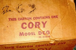 CORY MODEL DCG - VACUUM DRIP COFFEE MAKER - - 1945 - COMPLETE - NR 3