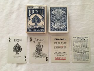 Vintage 1937 Bicycle Fan Back Playing Cards Deck Uspcc