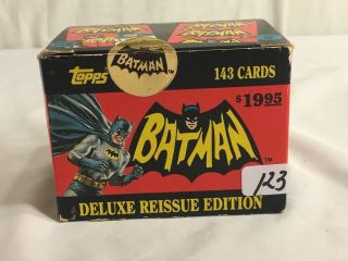 Vintage Batman 1966 Trading Card Wrappers Topps Deluxe Reissue Edition