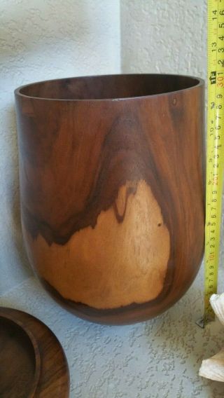 Wooden Kou bowl carved by Sol Apio 6