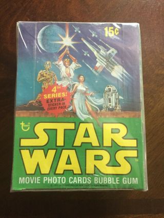 1977 Topps Star Wars Series 4 Full Wax Box