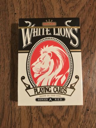 David Blaine Playing Cards White Lions Rainbow Deck