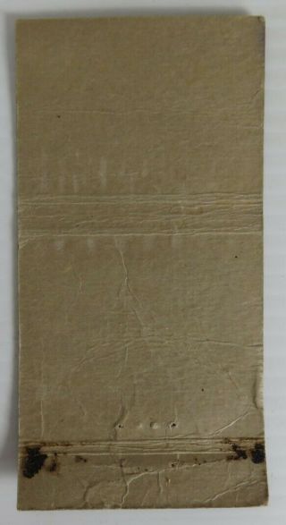 VINTAGE KNIGHTS OF COLUMBUS WAR SERVICES MATCHBOOK COVER (INV24014) 2