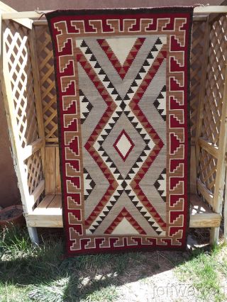 Navajo Klagetoh Rug Great Size,  Weave And Design
