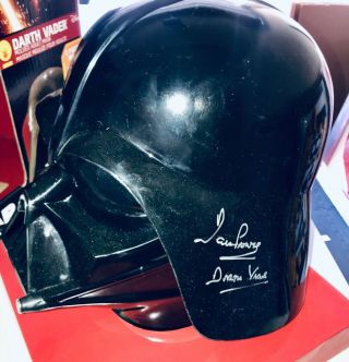 David Prowse Signed Autographed Star Wars Darth Vador Mask - Jsa Auth