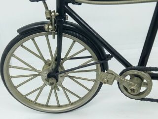 27cm Collectable Vintage diecast Model Tandem Bicycle brakes Pedals etc 4