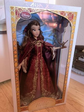 Disney Store Belle Limited Edition Doll Winter Something There